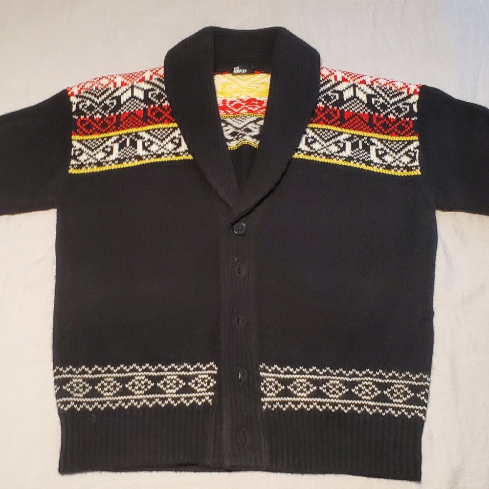 The Kooples Patterned Wool Cardigan.